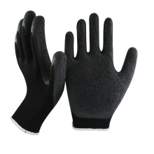 NMSAFETY Heißer Verkauf hochwertiger Polyester-Liner Anti-Rutsch-Mechaniker Latex Handschuhe